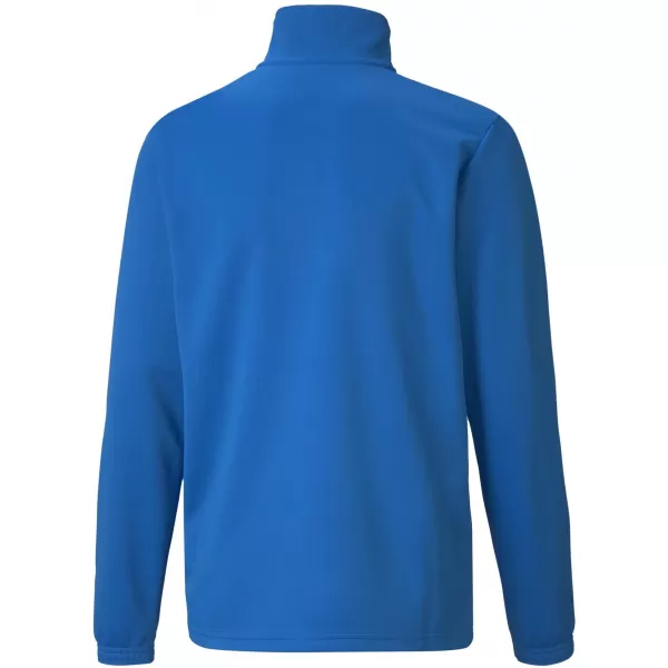  T -Shirt PUMA TEAMRISE 1/4 ZIP TOP JR 657395_02 ELEKTRISCHE BLAUE LIMONADE 