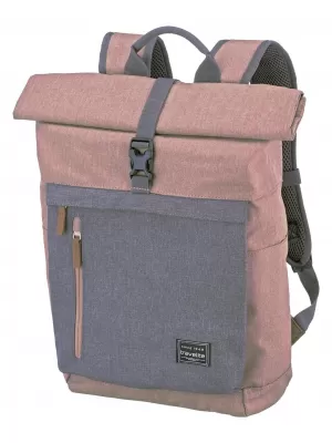 Rucksack TRAVELITE BASICS ROLL-UP BACKPACK ROSE