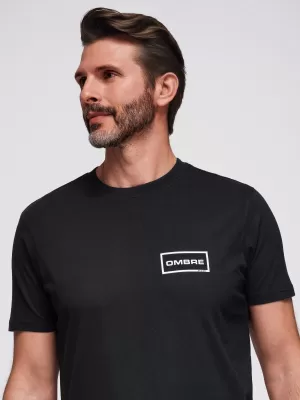 Hemd OMBRE OM-TSPT-0231 SCHWARZ
