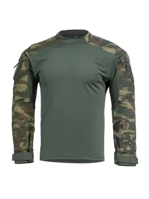T-Shirt PENTAGON WOLF COMBAT SHIRT CAMO K02025 GRAUES TARNMUSTER