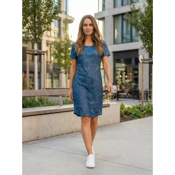  Erweitertes Premium-T-Shirt für Damen ALTISPORT VOJ/ALW084SAT02 BLAU 