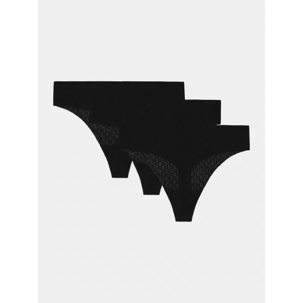  Damen-Tanga UNDER ARMOUR UA PURE STRETCH MESH (3KS) 1390412-001 SCHWARZ 