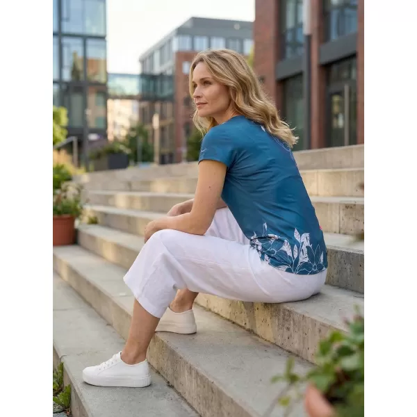  Frauen Freizeit t -Shirt Premium ALTISPORT VOJ/ALW119TR06 SMARAGD 