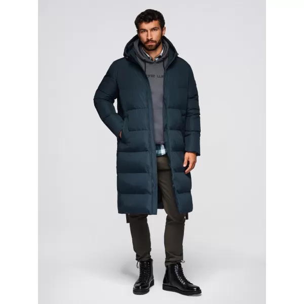  Männlicher Mantel OMBRE OM-JALJ-0269 MARINEBLAU 