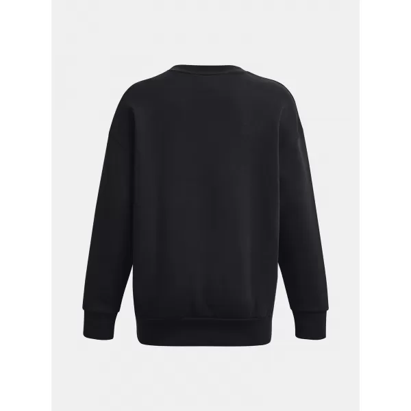  Damen-Sweatshirt UNDER ARMOUR ESSENTIAL FLC OS CREW 1379475-001 SCHWARZ 
