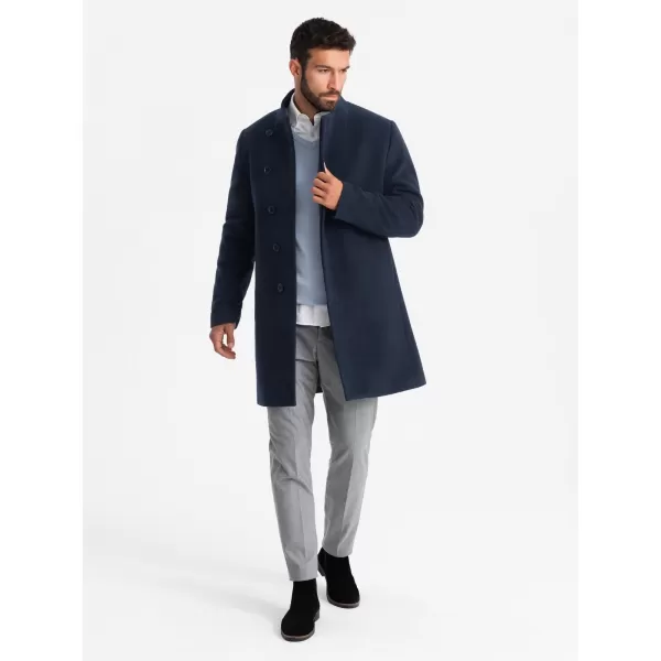  Männlicher Mantel OMBRE OM-COWC-0141 MARINEBLAU 