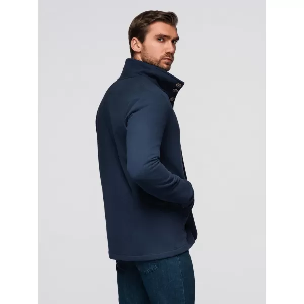  Herren-Sweatshirt OMBRE OM-SSDS-0131 MARINEBLAU 