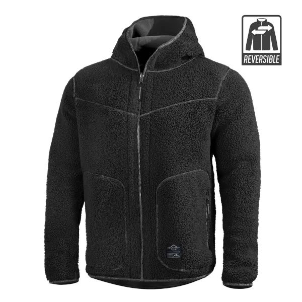  Fleece-Sweatshirt PENTAGON IANOS SHERPA 2 K09057 SCHWARZ/WOLFSGRAU 