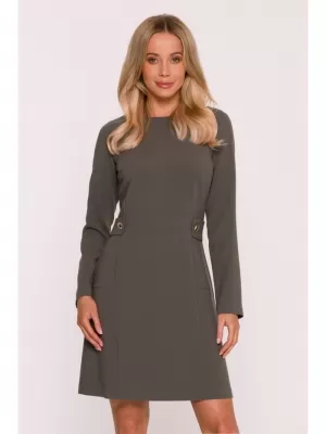 Kleid STYLOVE S419 KHAKI