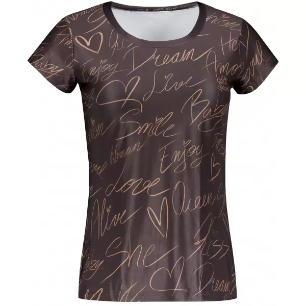  Damen Freizeitshirt Premium ALTISPORT VOJ/ALW084TR06 BRAUN 
