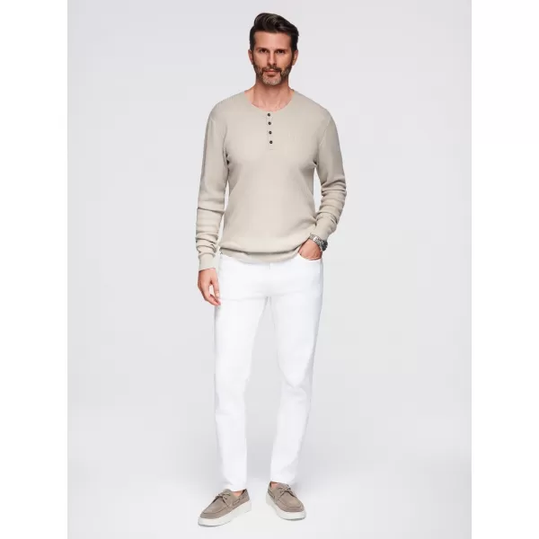  Herrenpullover OMBRE OM-SWSW-0182 BEIGE 