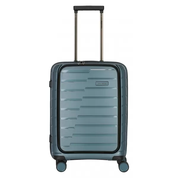  Koffer TRAVELITE AIR BASE 4W S FRONT POCKET EISBLAU 