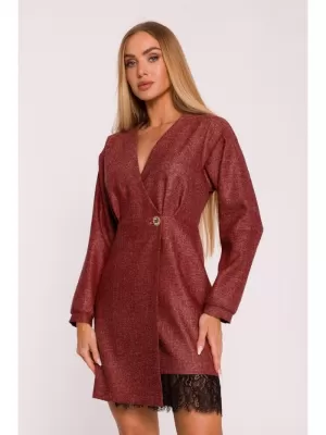 Kleid MOE M871 KASTANIENBRAUN