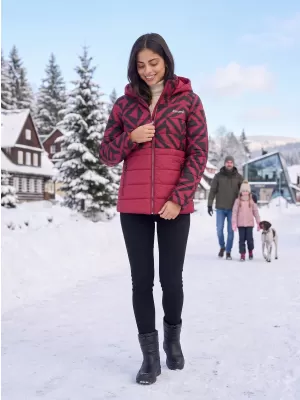Damenjacke KIXMI VERONICA BURGUND