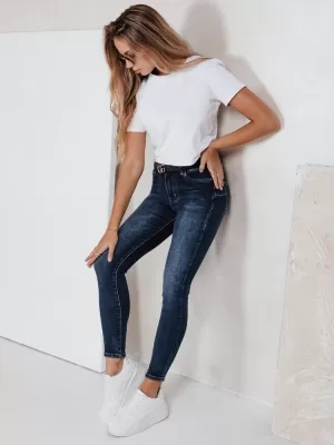 Damenhosen DSTREET UY2789 BLAU