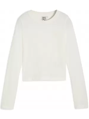 Hemd PUMA X ROSÉ LONGSLEEVE TEE 63380577 WARM WEIß