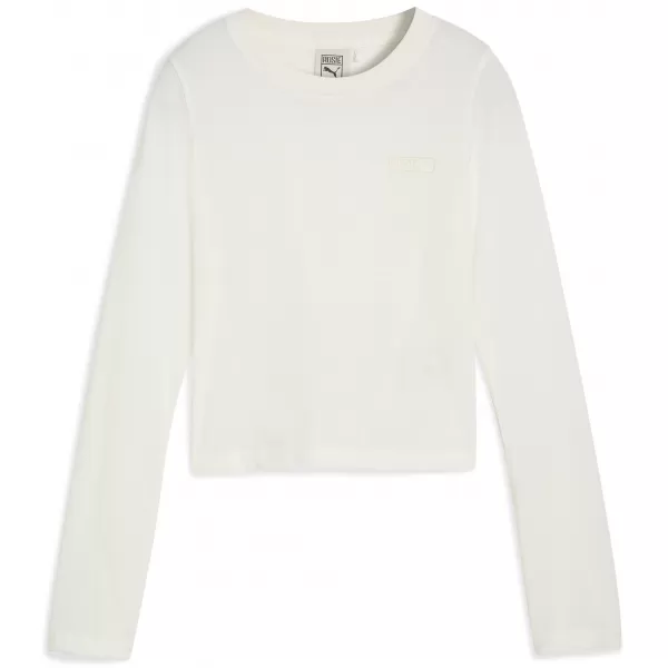  Hemd PUMA X ROSÉ LONGSLEEVE TEE 63380577 WARM WEIß 