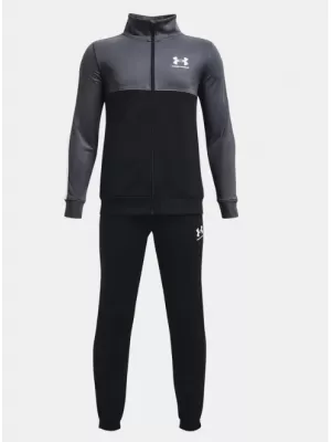 Jungen-Set UNDER ARMOUR UA RIVAL CB KNIT TRACK SUIT 1373978-044 GRAU
