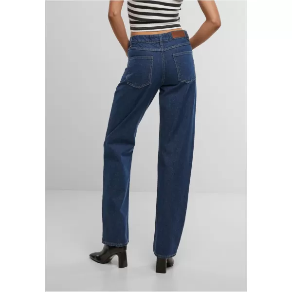 Damen URBAN CLASSICS TB7193 MITTELGROßEN BLAU GEWASCHEN 