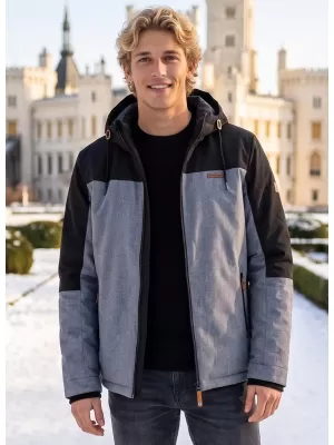 Herren-Winterjacke ALTISPORT GOLDWIN DUNKELGRAUE HIGHLIGHTS