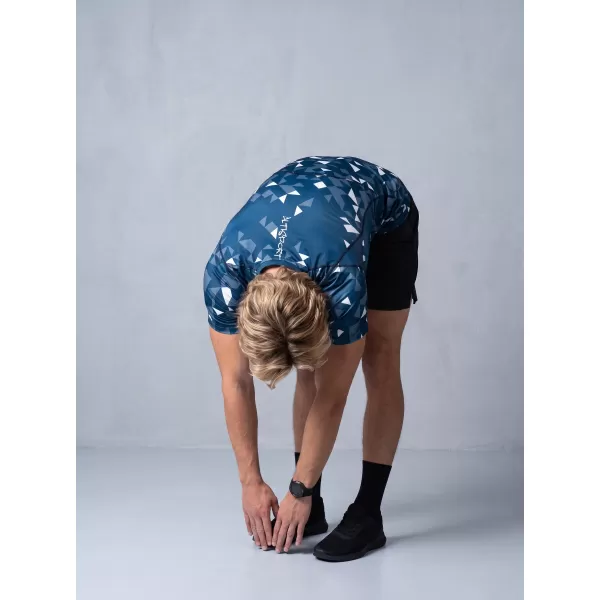  Funktionelle Kompression von Männern t -Shirt Premium ALTISPORT VOJ/ALM108TR04 MARINE-WEIß 