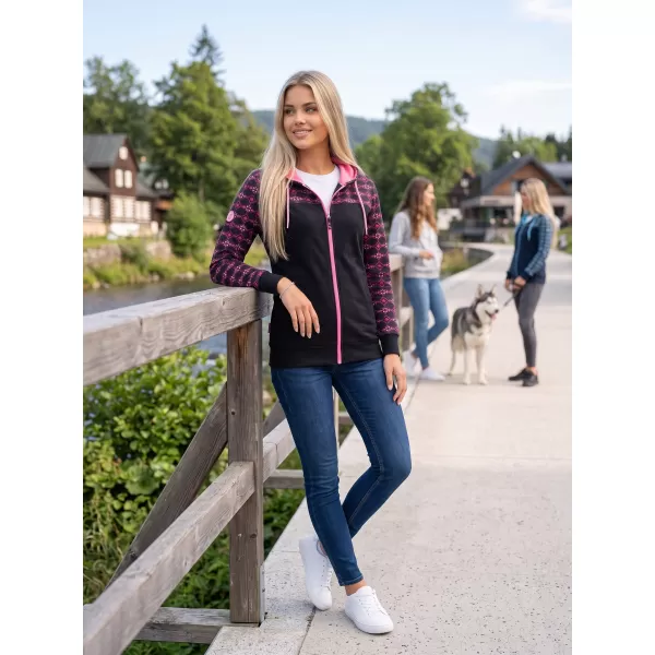  Damen-Sweatshirt ALTISPORT GAI SCHWARZ 