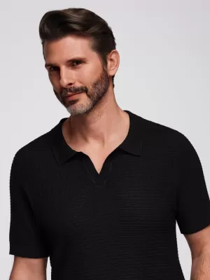 Herren t -Shirt OMBRE OM-POSS-0157 SCHWARZ