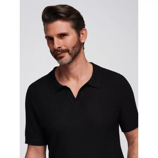  Herren t -Shirt OMBRE OM-POSS-0157 SCHWARZ 
