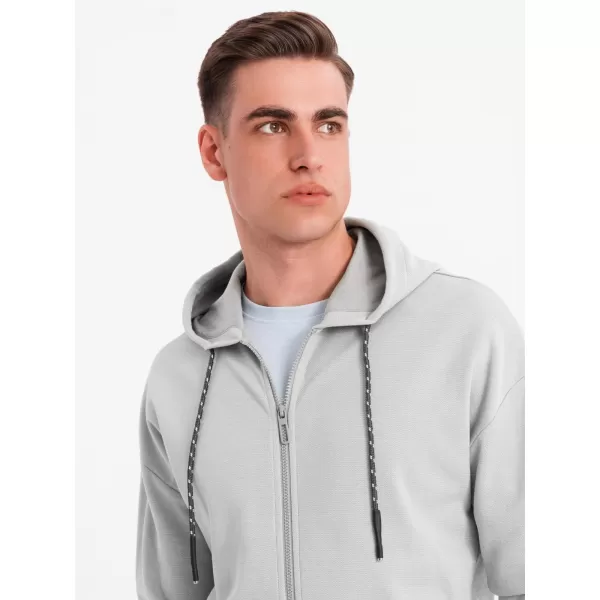  Herren -Sweatshirt OMBRE BLACK OM-SSZP-0210 GRAU 