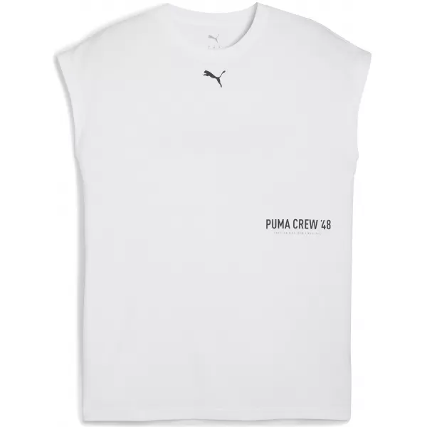  Hemd PUMA M GRAPHIC CUTOFF TANK 52762002 PUMA WEIß 