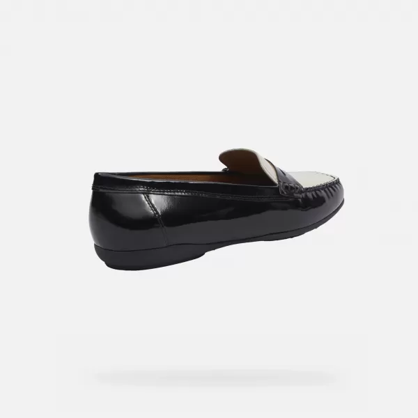  Damenmokassins GEOX ANNYTAH MOC G000633 SCHWARZ 