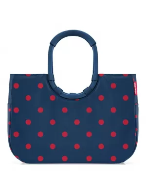 Handtasche REISENTHEL LOOPSHOPPER L FRAME GEMISCHTE PUNKTE ROT