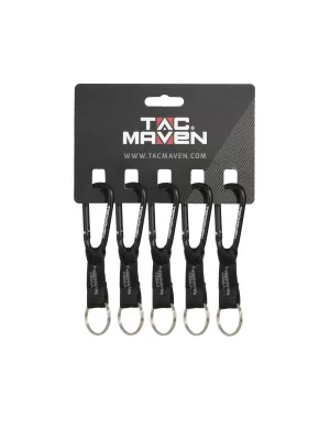 Karabiner PENTAGON CARABINER 6ΜΜ D25027 SCHWARZ