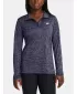 Damen-T-Shirt UNDER ARMOUR TECH 1/2 ZIP- TWIST 1384225-410 BLAU