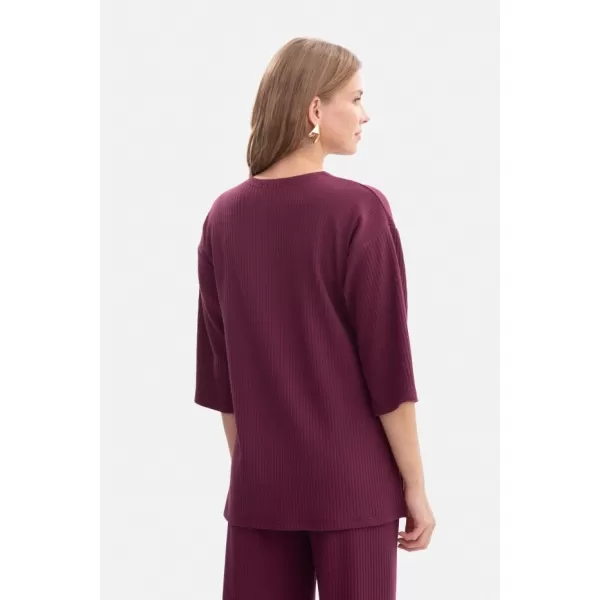  Damenbluse BEWEAR B301 PFLAUME 