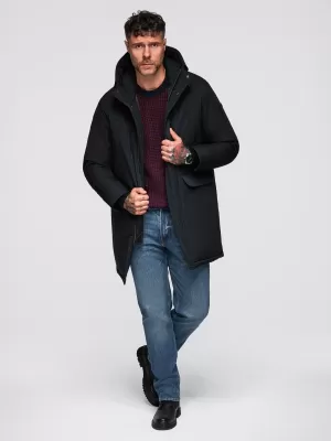 Jacke OMBRE OM-JAFL-0109 SCHWARZ