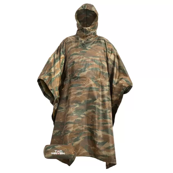  Jacke PENTAGON THUNDER PONCHO D07001 D07001 GRAUES TARNMUSTER 