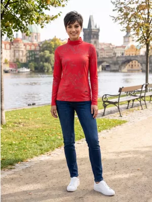 Damen-T-Shirt ALTISPORT GERDA ROT