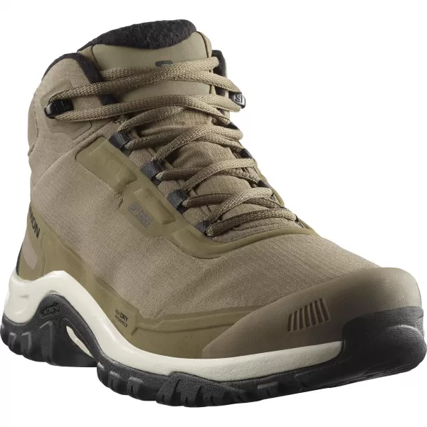  Herrenschuhe SALOMON SHELTER WATERPROOF STEINGRAU/SCHWARZ/REGENTAG 