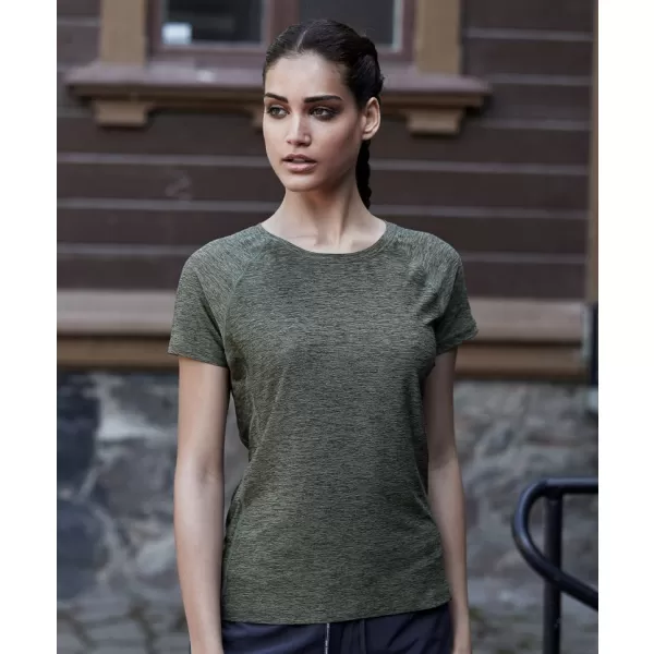  Damen-T-Shirt TEE JAYS | TJ 7021 OLIVENMELANGE 