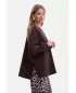 Damen-Sweatshirt BEWEAR B306 DUNKLE SCHOKOLADE