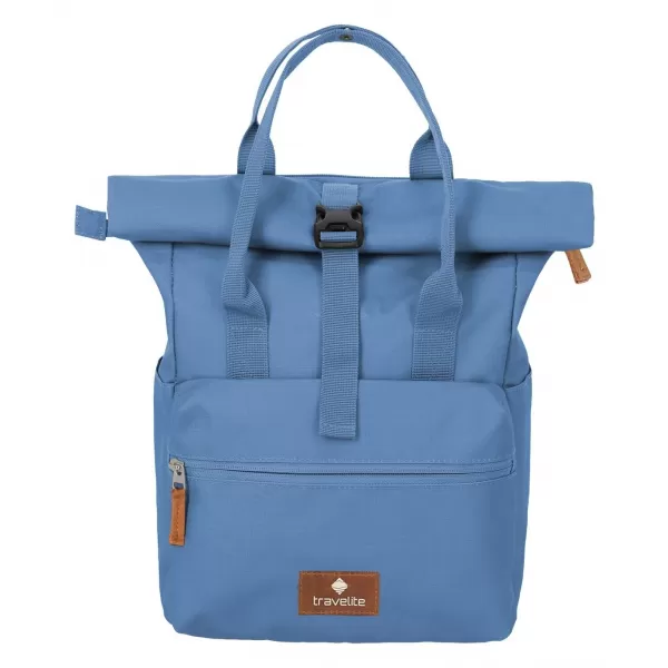  Rucksack TRAVELITE BASICS SHORT HANDLE ROLL-UP DENIM 