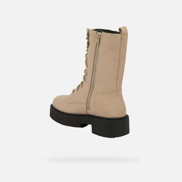  Damen-Stiefeletten GEOX SPHERICA EC7 G015003 BEIGE 