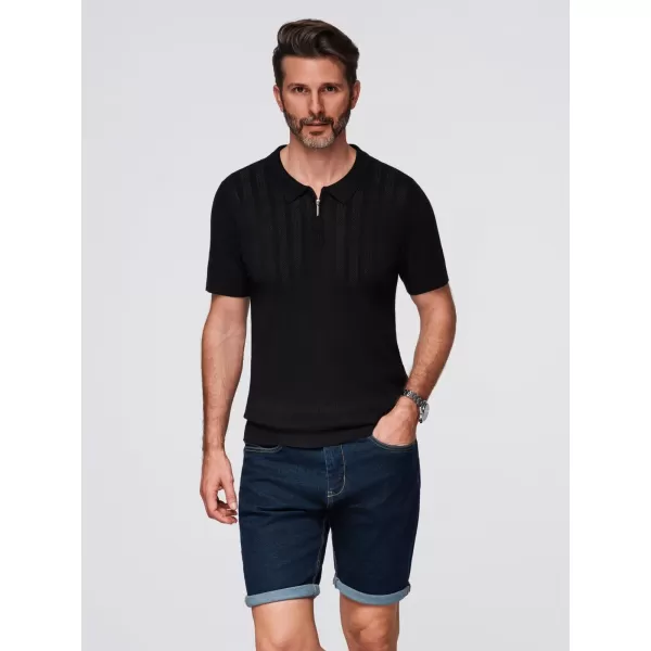  Herren t -Shirt OMBRE OM-POSS-0158 SCHWARZ 