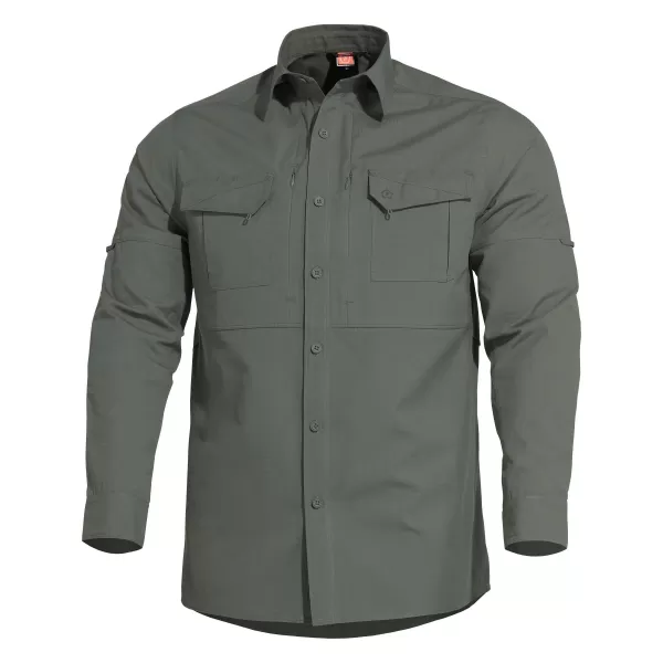  Herrenhemd PENTAGON PLATO SHIRT K02019 TARNGRÜN 