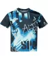Funktionaler t -Shirt -Prämie von Kindern ALTISPORT VOJ/ALK076TR01 BLAU -BLACK