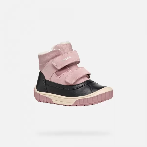  Stiefeletten für Mädchen GEOX OMAR WPF SCHWARZ 