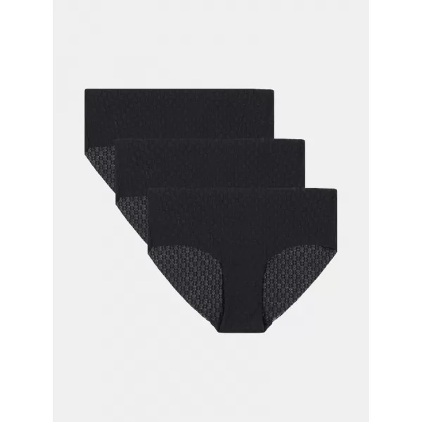  Damenhöschen UNDER ARMOUR UA PURE STRETCH MESH (3KS) 1390413-001 SCHWARZ 