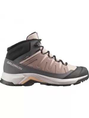 Damenschuhe SALOMON X-ADVENTURE COLDRUSH WATERPROOF W ETHEREA/EISEN/MAHAGONI-ROSE