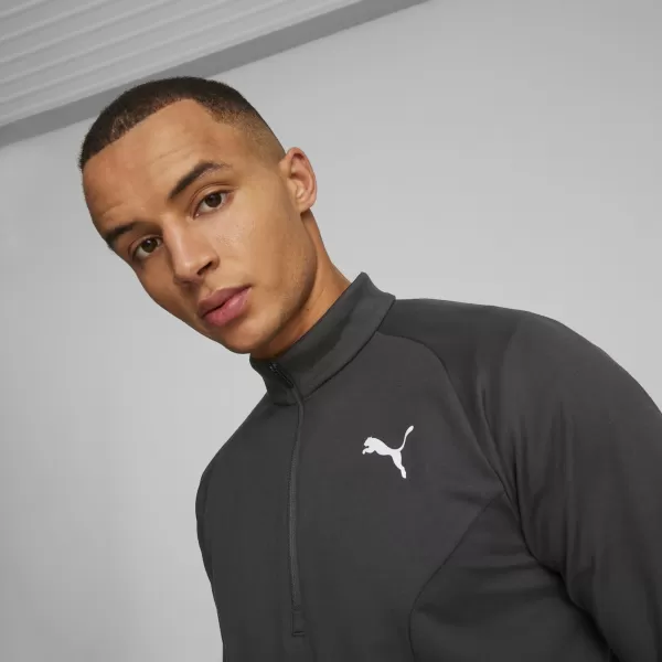  Herren -Sweatshirt PUMA RUN CLOUDSPUN KNIT 1/2 ZIP 52327201 PUMA SCHWARZ 